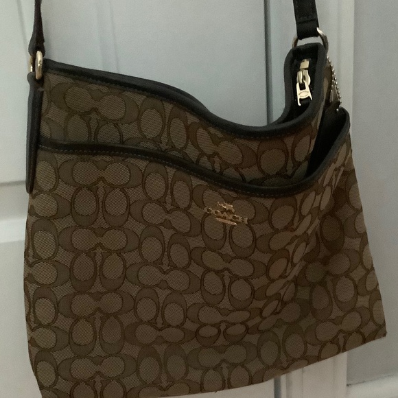 Coach large satchel crossbody Bag